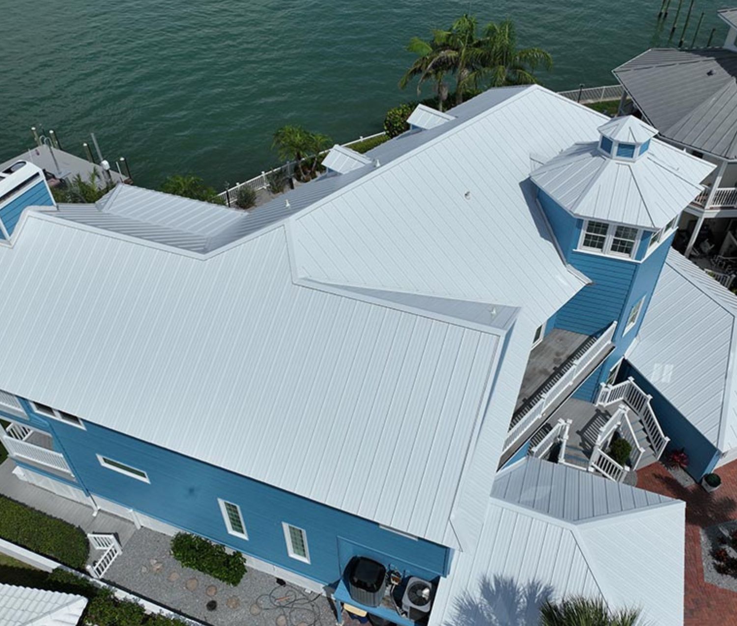 Metal Roofs in Countryside