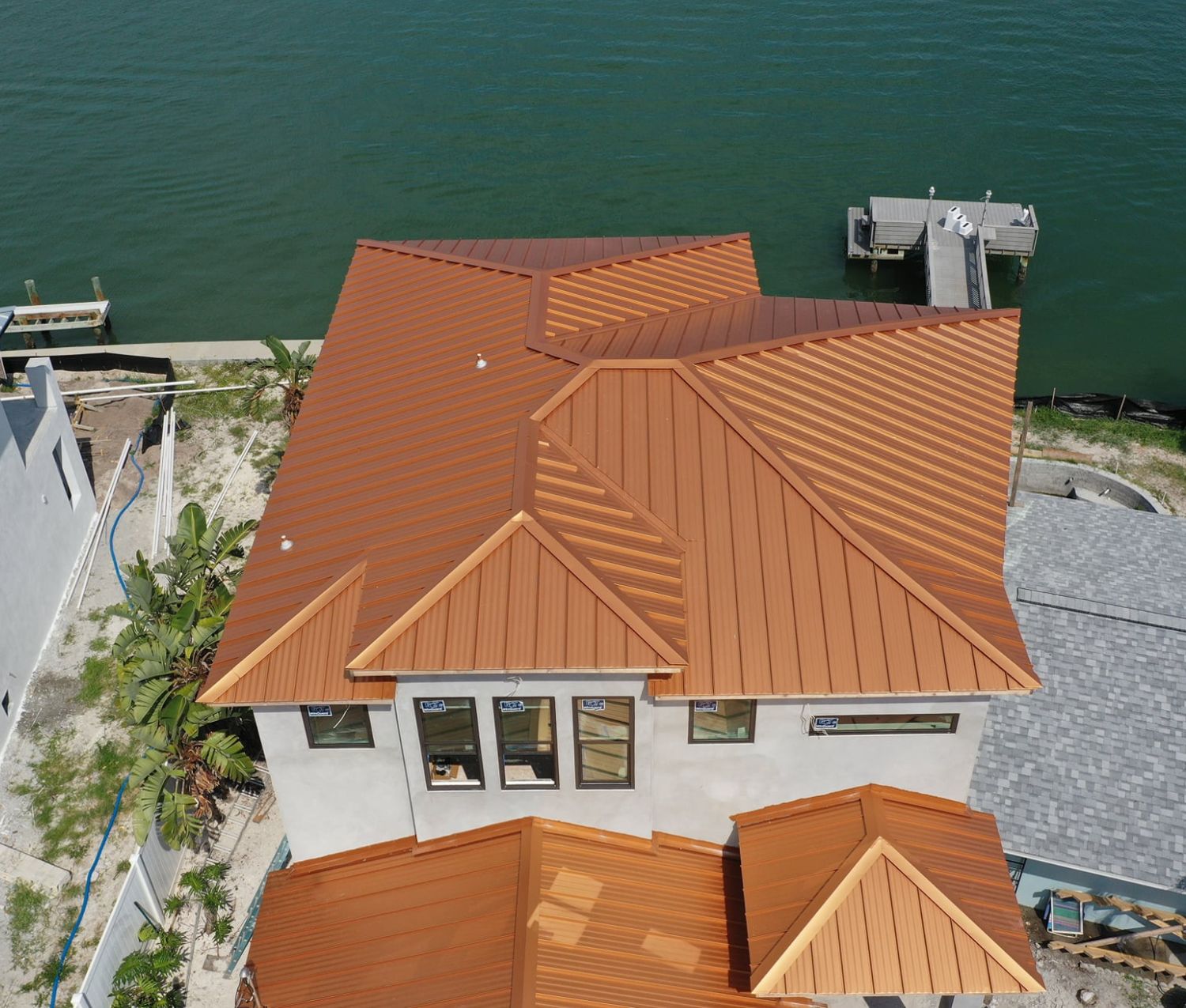 Metal Roofs in Countryside