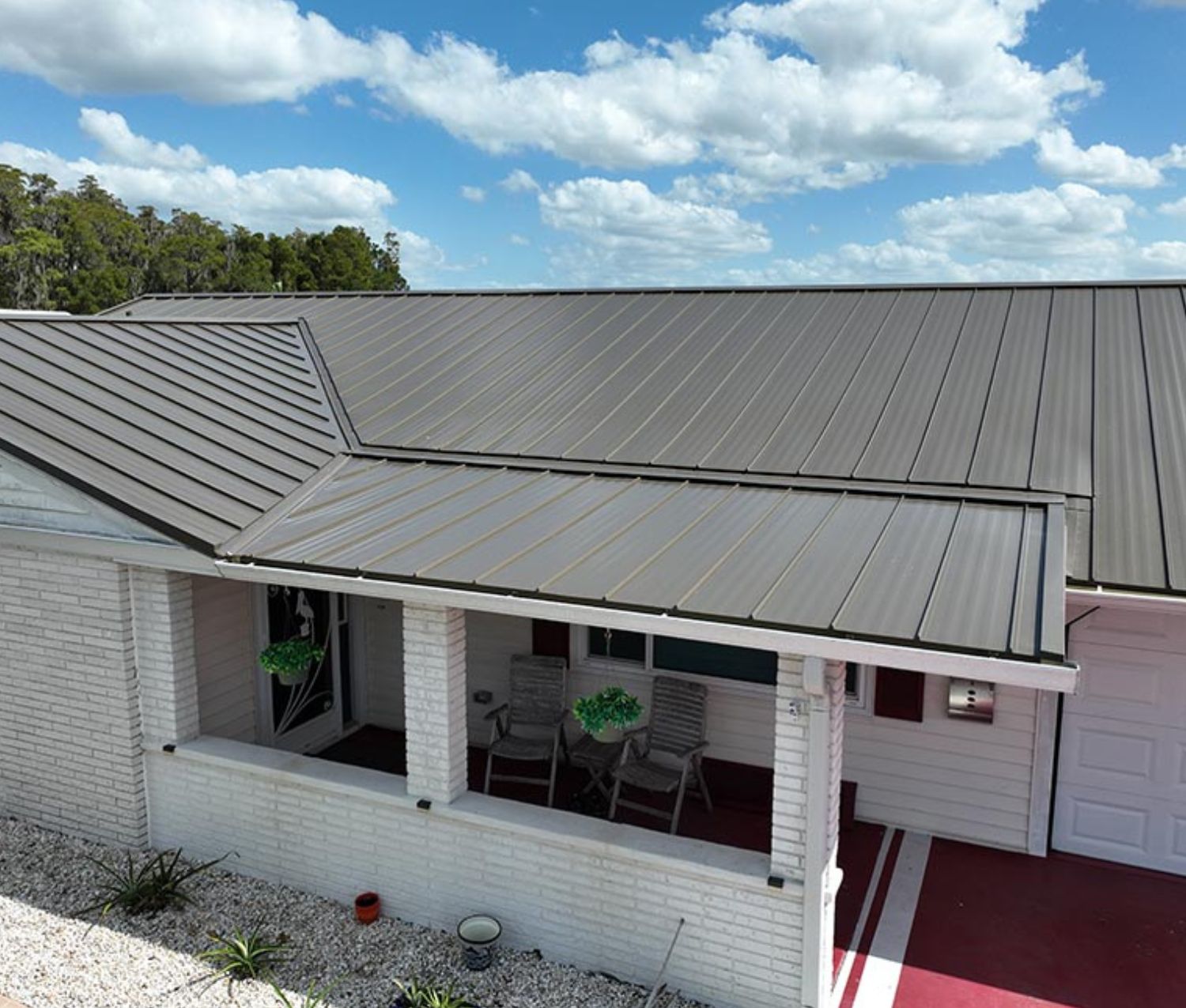 Metal Roofs in Countryside