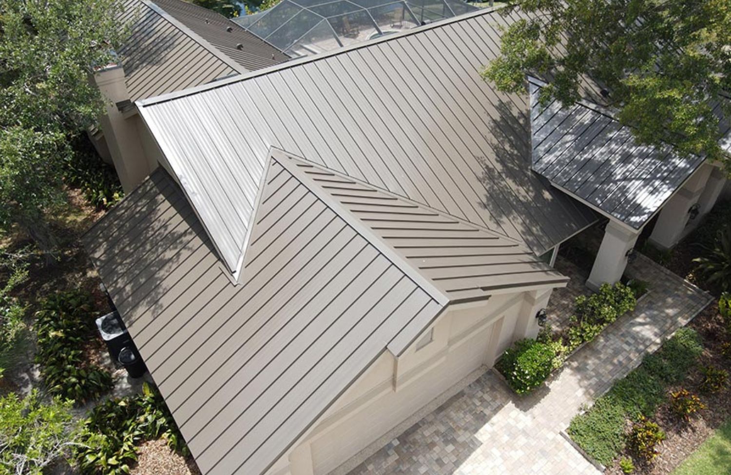 Metal Roofs in Countryside