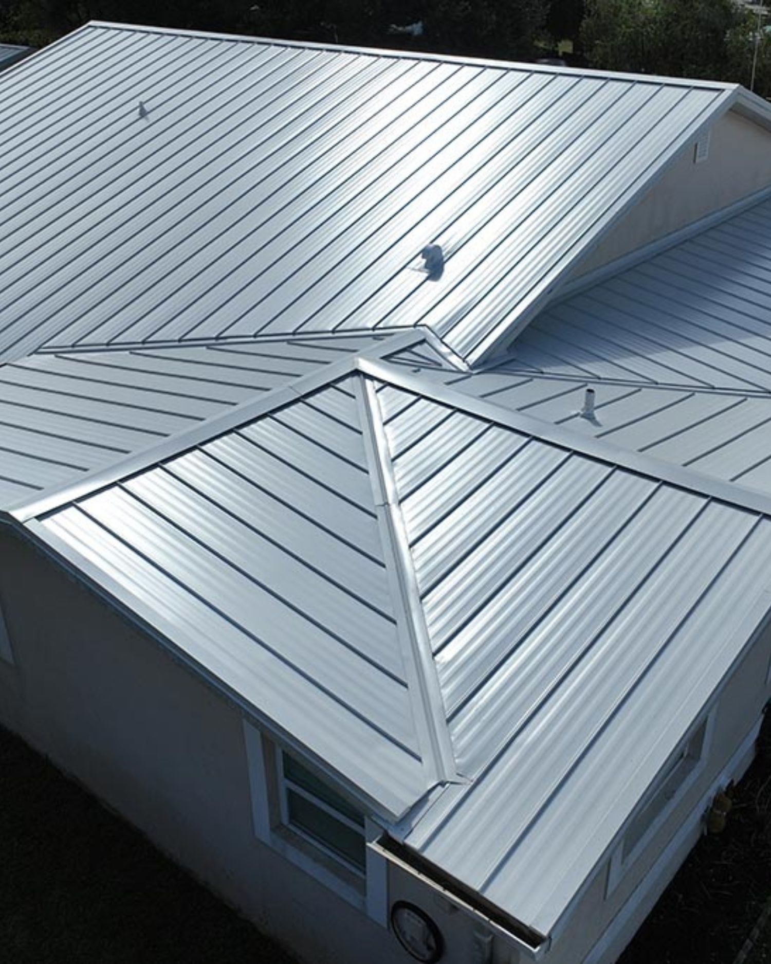 Metal Roofs in Countryside