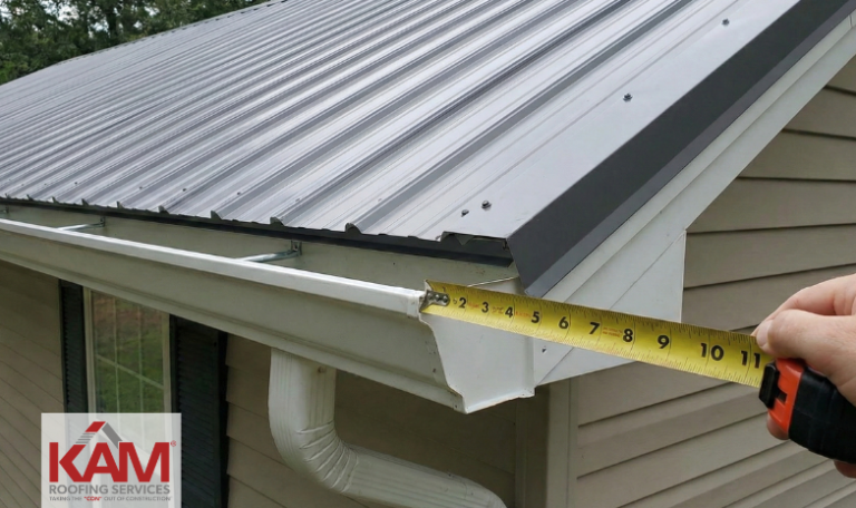 how far should metal roofing overhang